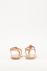 Ancient Greek Brown Leather Lito Sandal