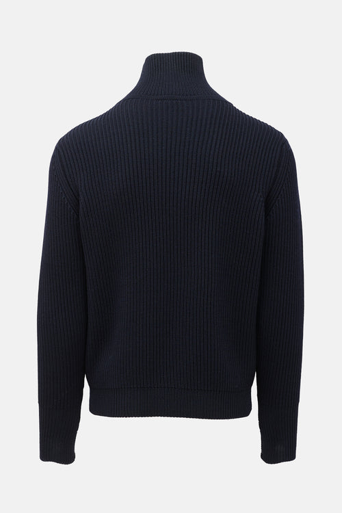 Andersen-Andersen Merino Wool Zipped Sweater