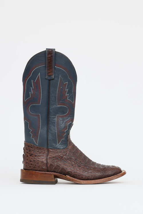 Anderson Bean Caiman Western Boot