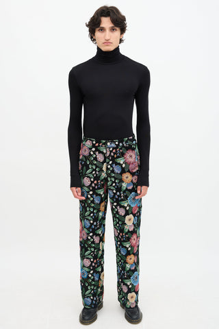 Andersson Bell Floral Jacquard Trouser