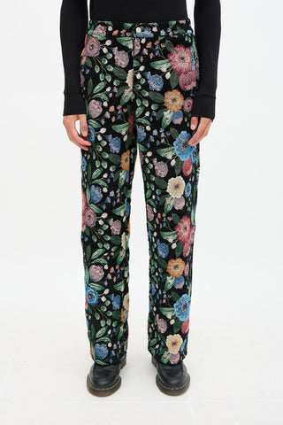 Andersson Bell Floral Jacquard Trouser