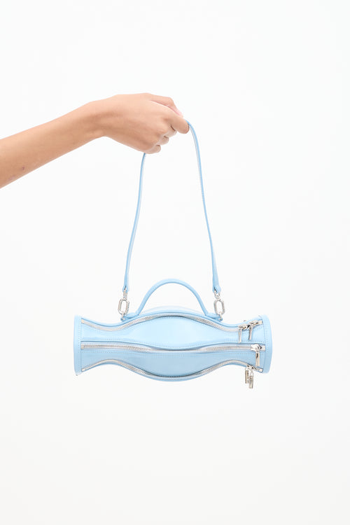 Andersson Bell Light Blue Leather Vaso Bag