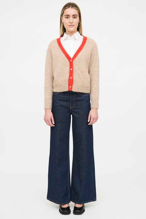 Anine Bing Mohair Knit Cardigan