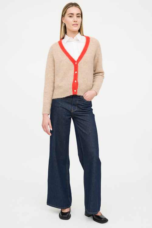 Anine Bing Mohair Knit Cardigan