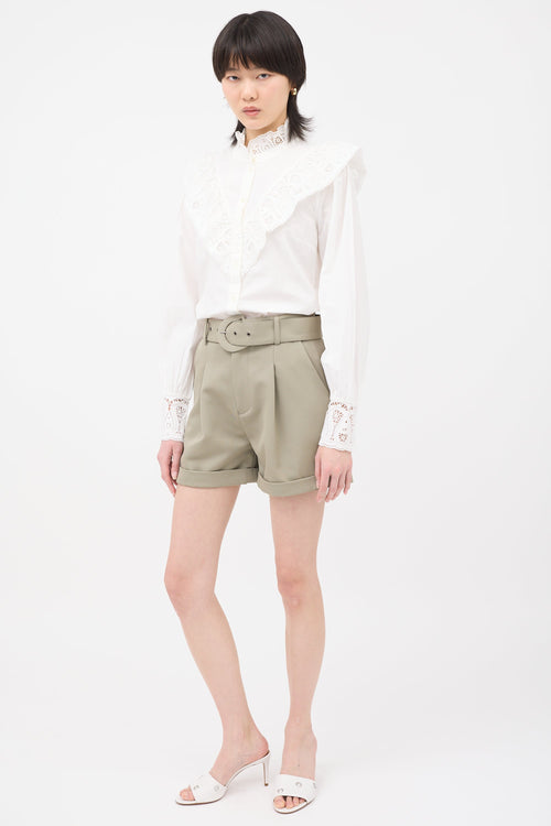 Anine Bing Becky High Waist Shorts