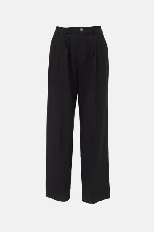 Anine Bing Pleated Carrie Wide Leg Trouser