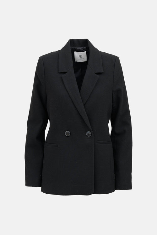 Anine Bing Wool Madeleine Blazer
