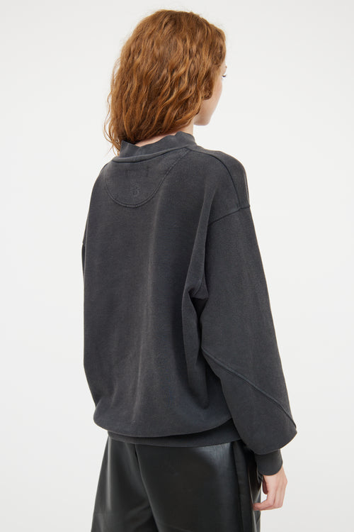 Anine Bing Grey & Multicolour Revolution Sweatshirt