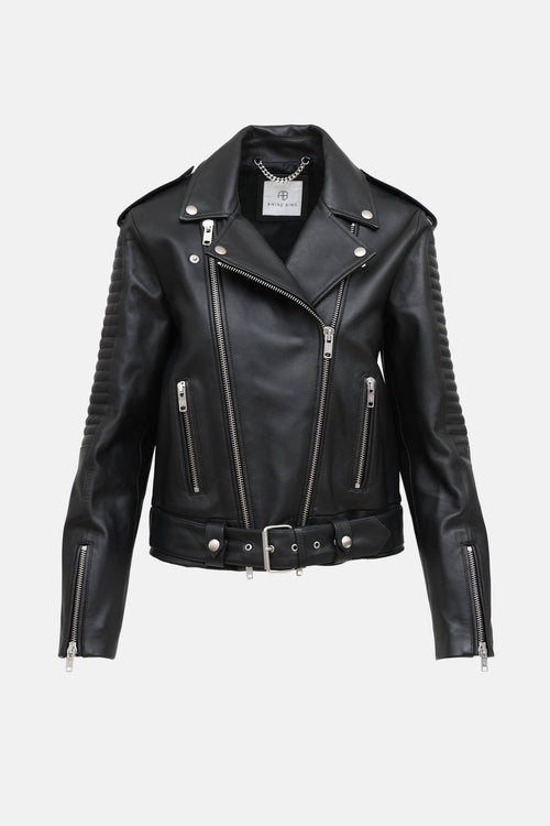 Anine Bing Leather Cassidy Jacket