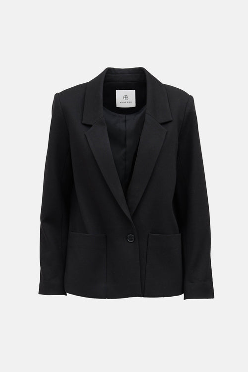 Anine Bing Kelly Notched Lapel Blazer