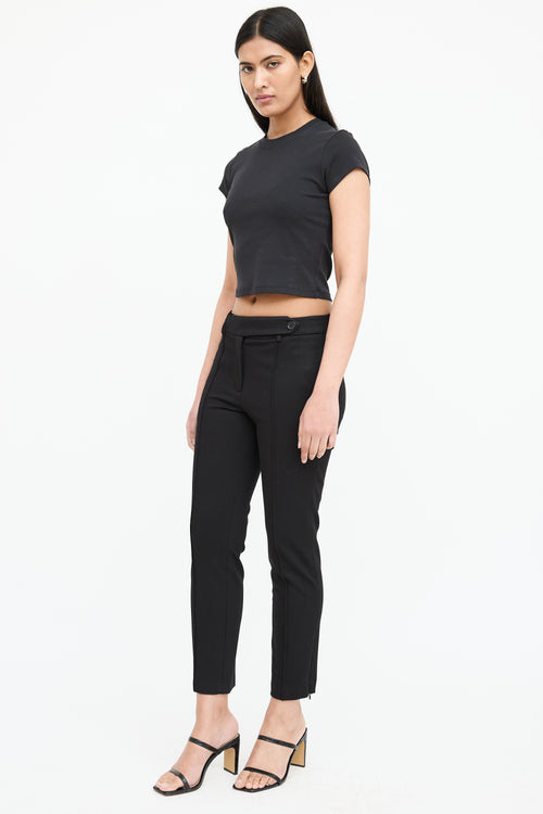 Anine Bing Slim Zip Pants