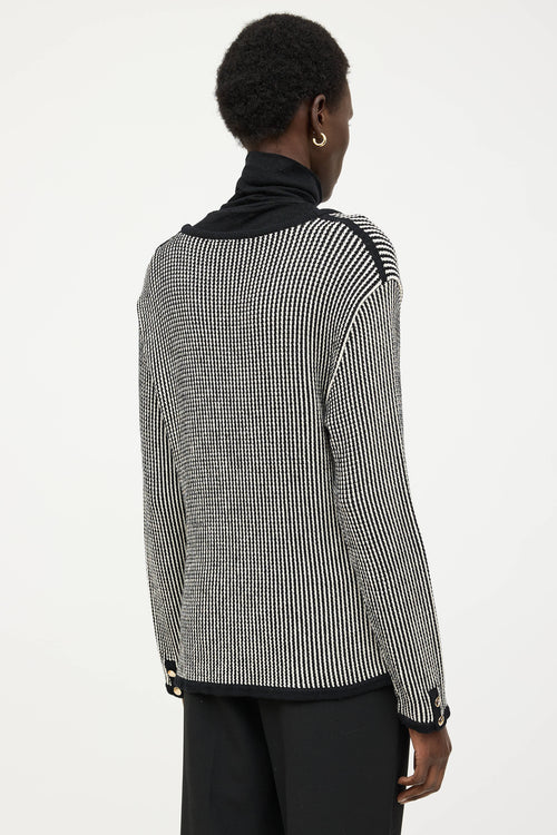 Anine Bing Knit Dave Striped Cardigan