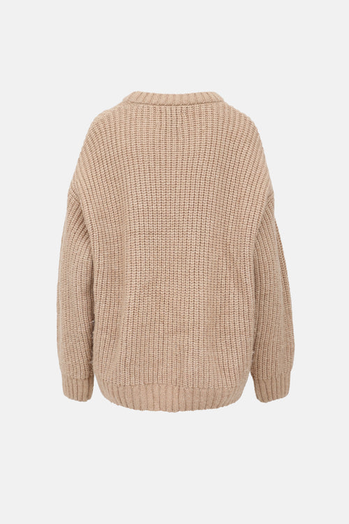 Anine Bing Ribbed Sydney Knit Sweater