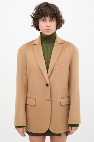 Anine Bing Brown Wool Blazer