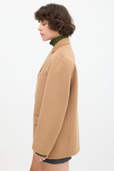 Anine Bing Brown Wool Blazer