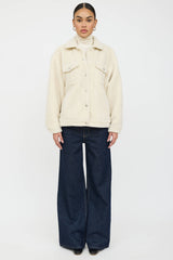 Anine Bing Rory Faux Fur Sherpa Jacket