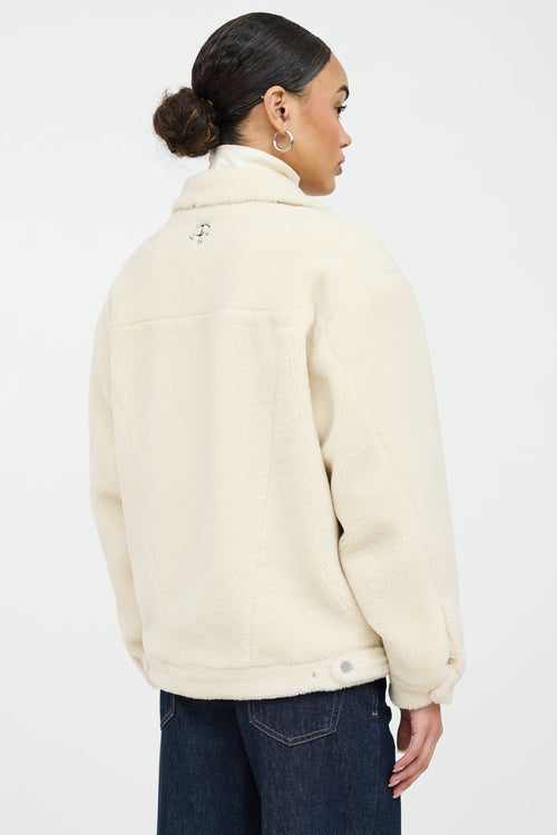 Anine Bing Rory Faux Fur Sherpa Jacket