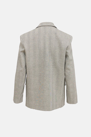 Anine Bing Single Breasted Oversized Blazer