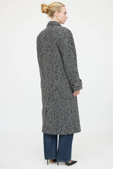Anine Bing Double Breasted Chevron Coat