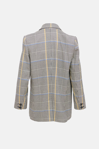 Anine Bing Madeline Houndstooth Blazer