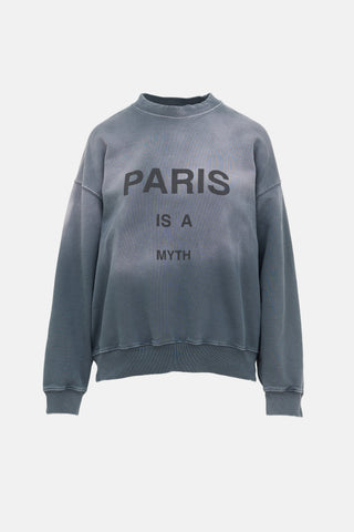 Paris Dyed Logo Sweatshirt