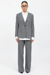 Anine Bing Pinstripe Blazer & Pant Co-ord Set