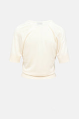 Anine Bing Wool Knit V-Neck Sweater