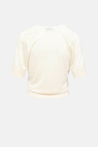 Anine Bing Wool Knit V-Neck Sweater