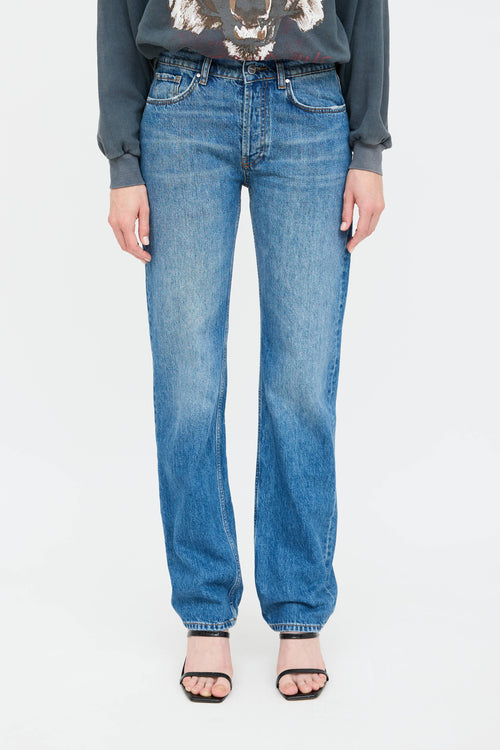 Anine Bing Knox Straight Leg Jeans