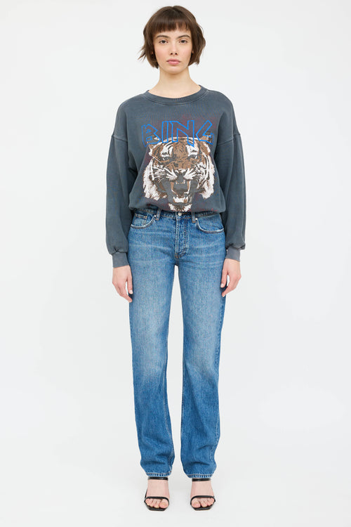 Anine Bing Knox Straight Leg Jeans