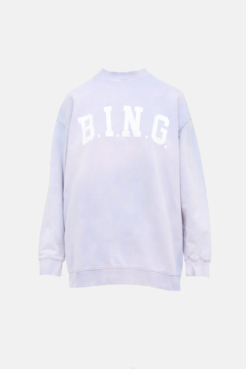 Dyed Graphic Logo Sweatshirt