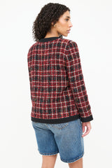 Anine Bing Wool Lydia Tweed Jacket