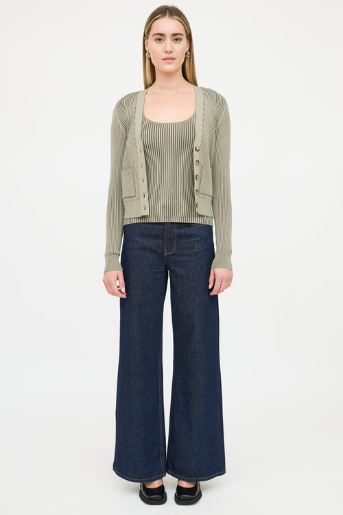 Anine Bing Knit Ribbed Co-Ord Set