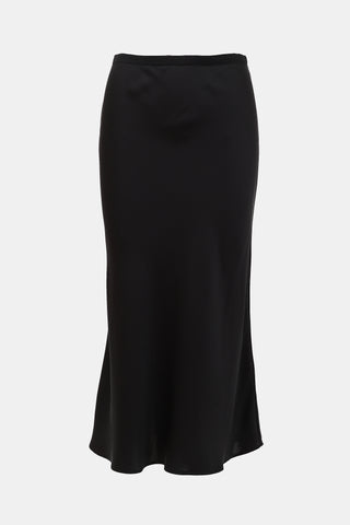 Anine Bing Silk Midi Skirt