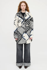 Anine Bing Oakley Plaid Jacket