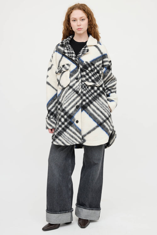Anine Bing Oakley Plaid Jacket