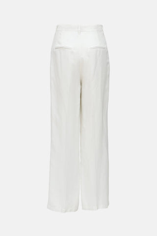 Anine Bing Pleated Straight Leg Trouser