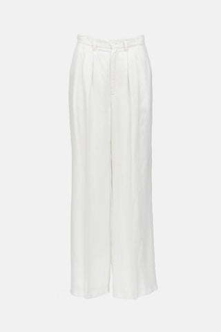Anine Bing Pleated Straight Leg Trouser