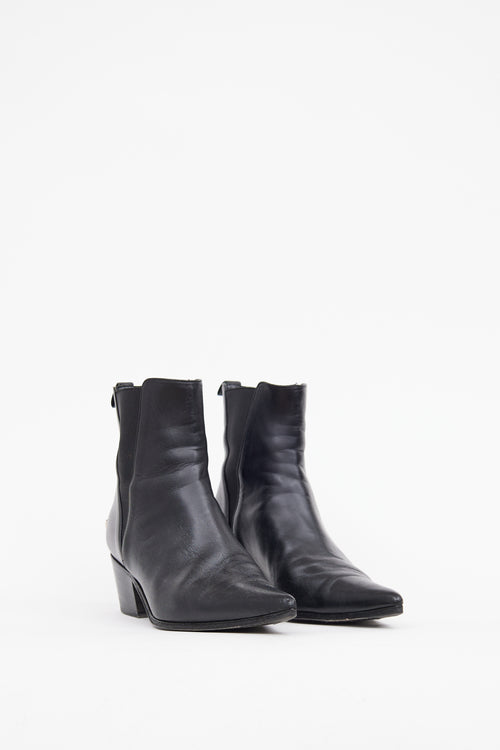 Anine Bing Black Bekah Flat Ankle Boot