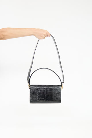 Anine Bing Embossed Leather Colette Bag