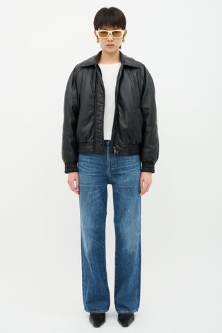 Anine Bing Faux Leather Zora Jacket