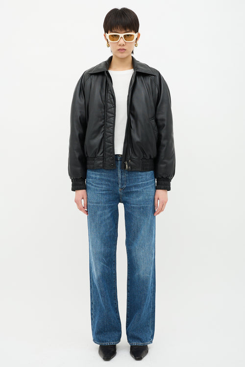 Anine Bing Faux Leather Zora Jacket