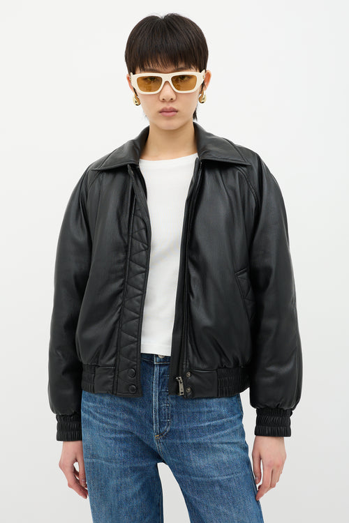 Anine Bing Faux Leather Zora Jacket