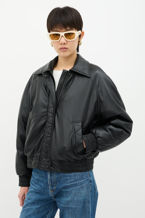 Anine Bing Faux Leather Zora Jacket