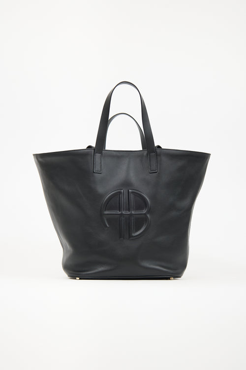 Anine Bing Palermo Logo Tote