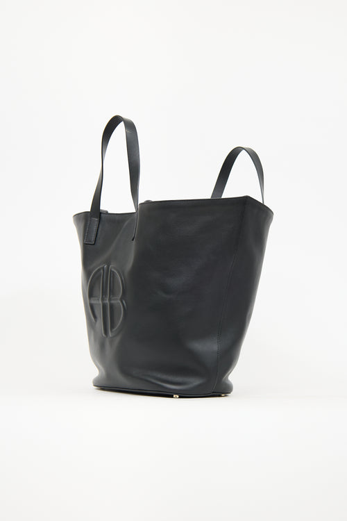Anine Bing Palermo Logo Tote