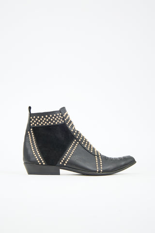 Anine Bing Leather Studded Charlie Boot