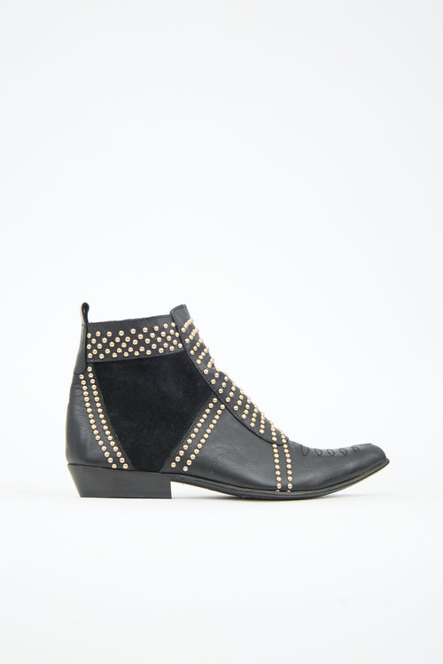 Anine Bing Leather Studded Charlie Boot