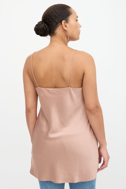 Anine Bing Satin Lace Cami Top