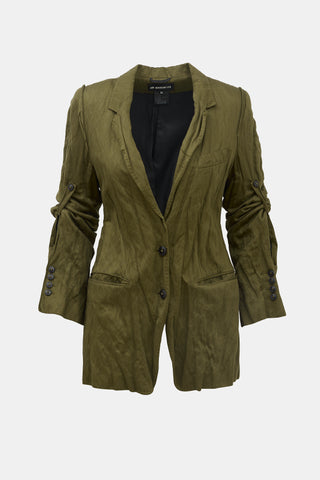 Ann Demeulemeester SS 2006 Wrinkled Blazer